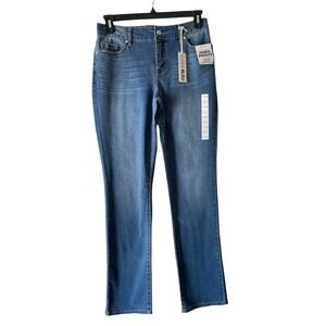 Code Bleu Chelsea Classic Straight Jeans Tummy Slimming Panel Womens Size 6 NEW